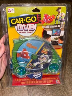 2006 NWT Disney Pixar Finding Nemo Car Go DVD Travel Game